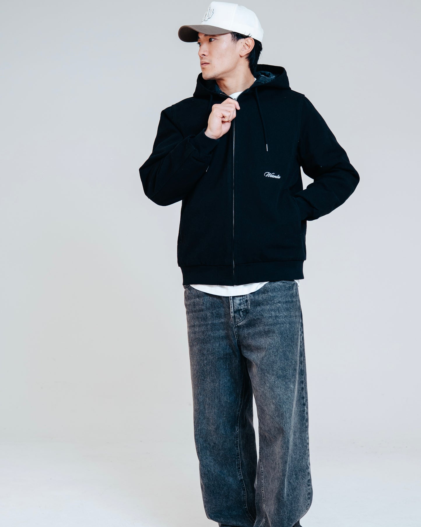 CANVAS UTILITY JACKET NAVY