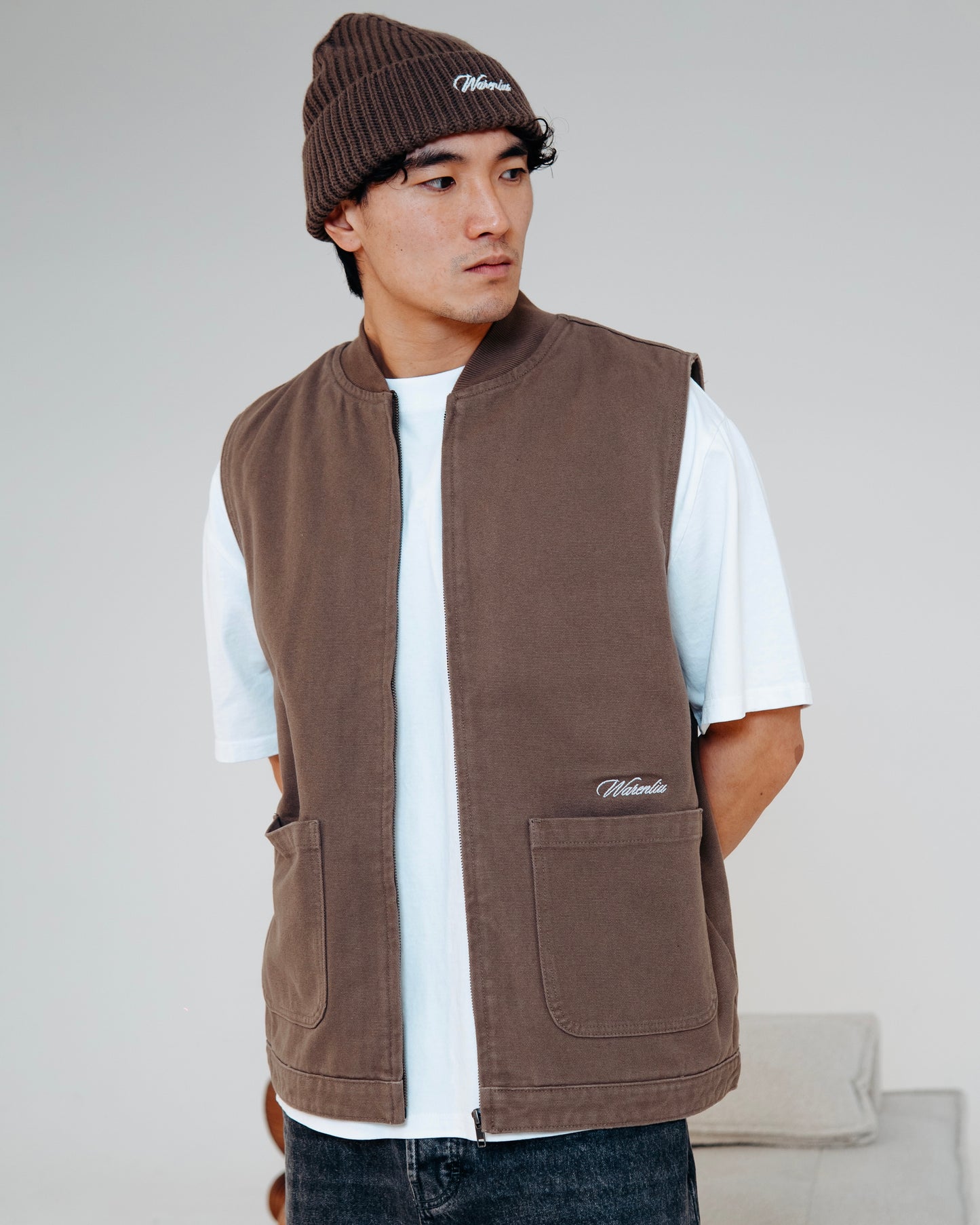 WALNUT CANVAS FIELD GILET
