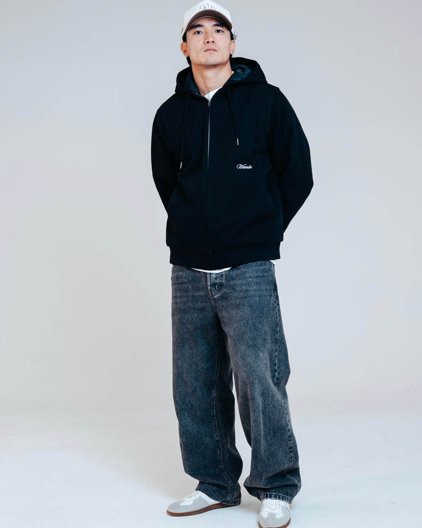 CANVAS UTILITY JACKET NAVY