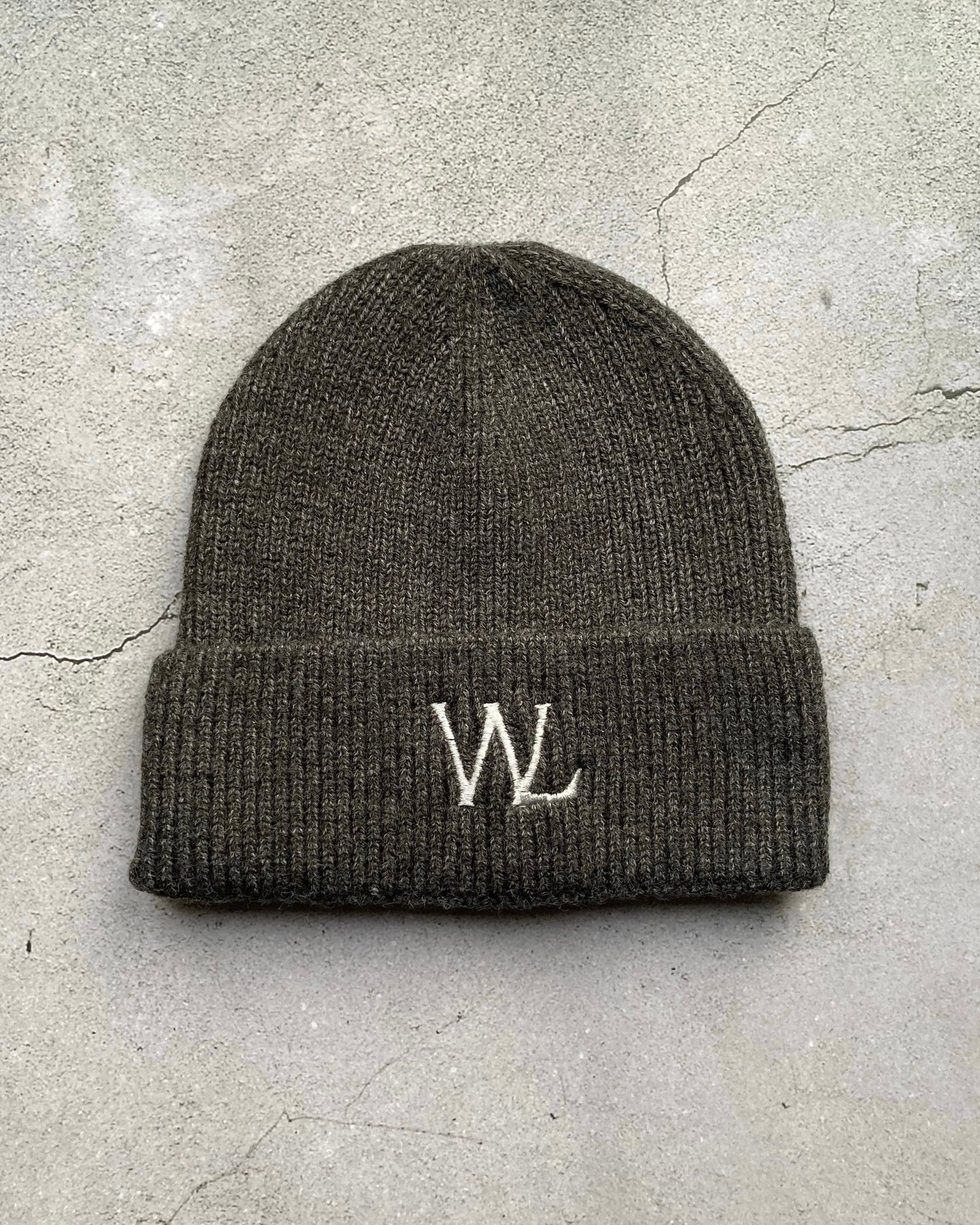 Asphalt Merino Wool Beanie