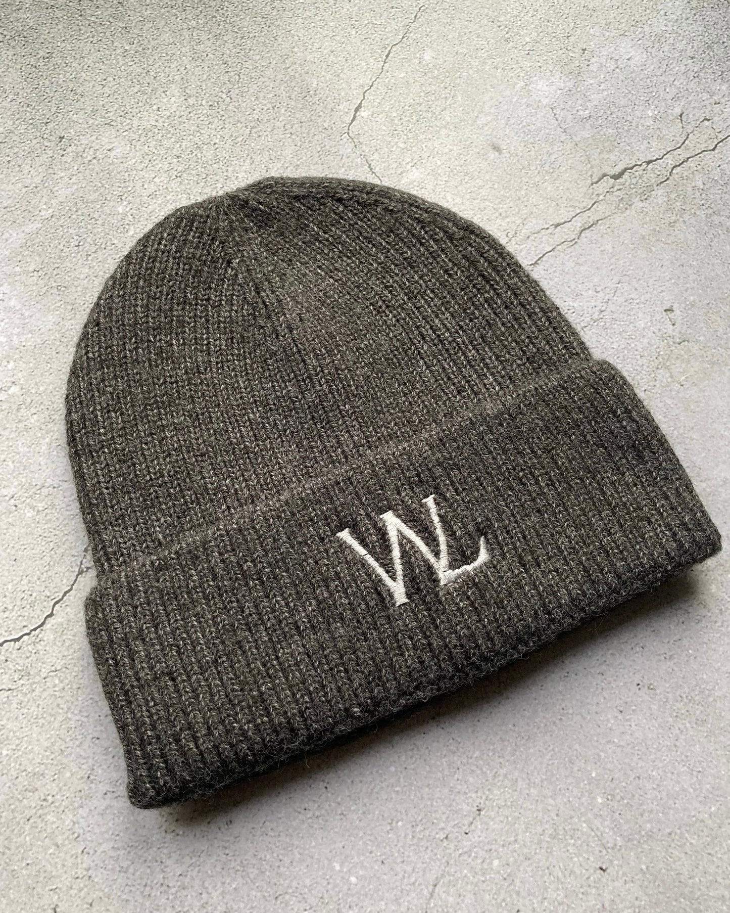 Asphalt Merino Wool Beanie